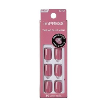 KISS imPRESS Color Press-On Manicure - Petal Pink