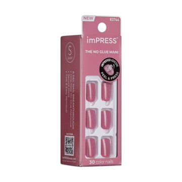 KISS imPRESS Color Press-On Manicure - Petal Pink