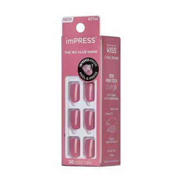 KISS imPRESS Color Press-On Manicure - Petal Pink