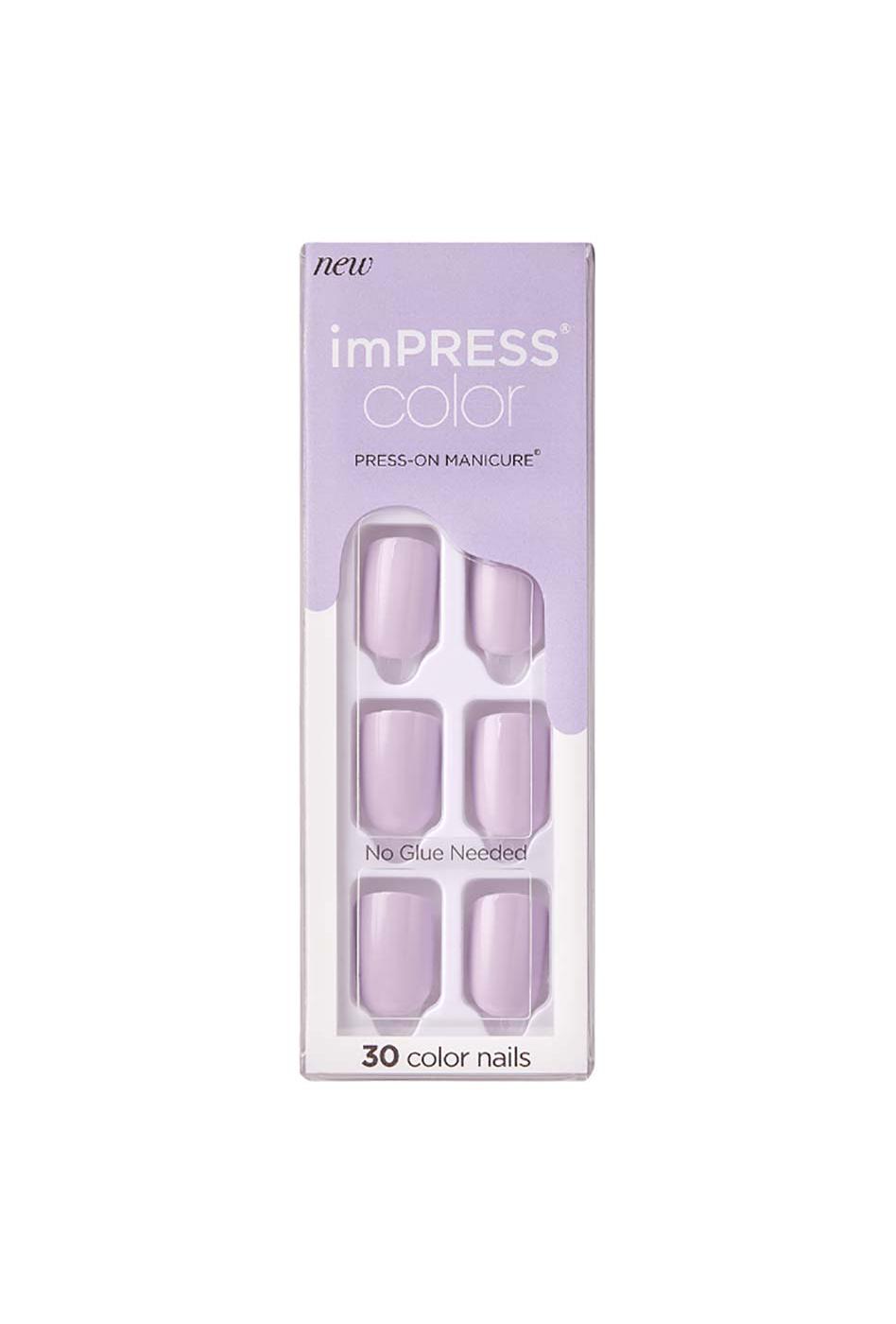 KISS imPRESS Color Press-On Manicure - Picture Purplect; image 1 of 2