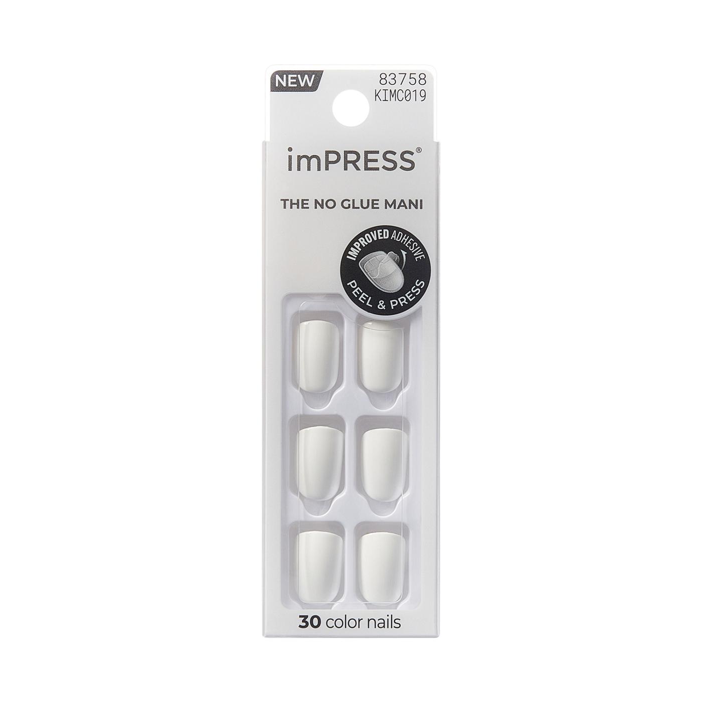 KISS imPRESS Color Press-On Manicure Frosting; image 1 of 7