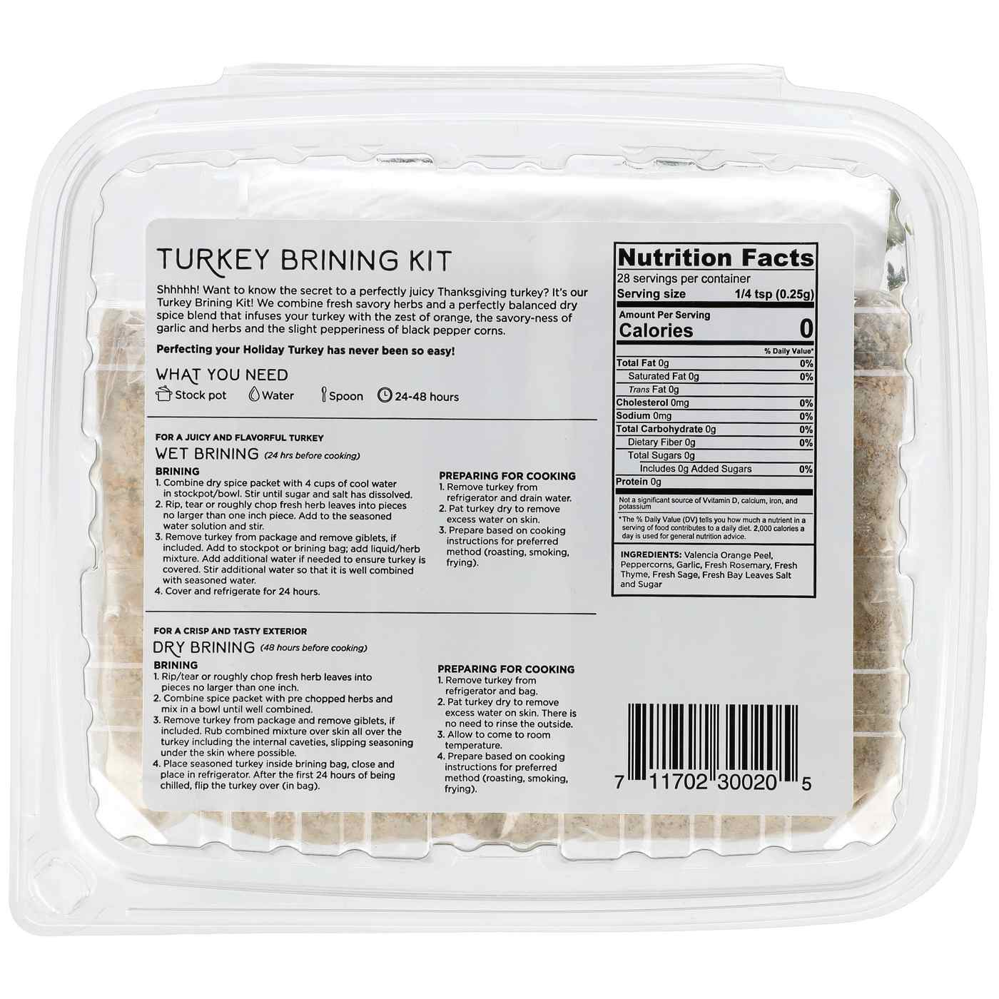 Patty's Herbs Turkey Brine Kit Shop Herbs at HEB