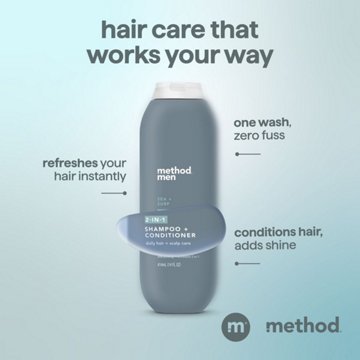 method Men 2-In-1 Shampoo & Conditioner -  Sea + Surf, 14 oz