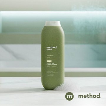 method Men 2-In-1 Shampoo & Conditioner - Juniper + Sage, 14 oz