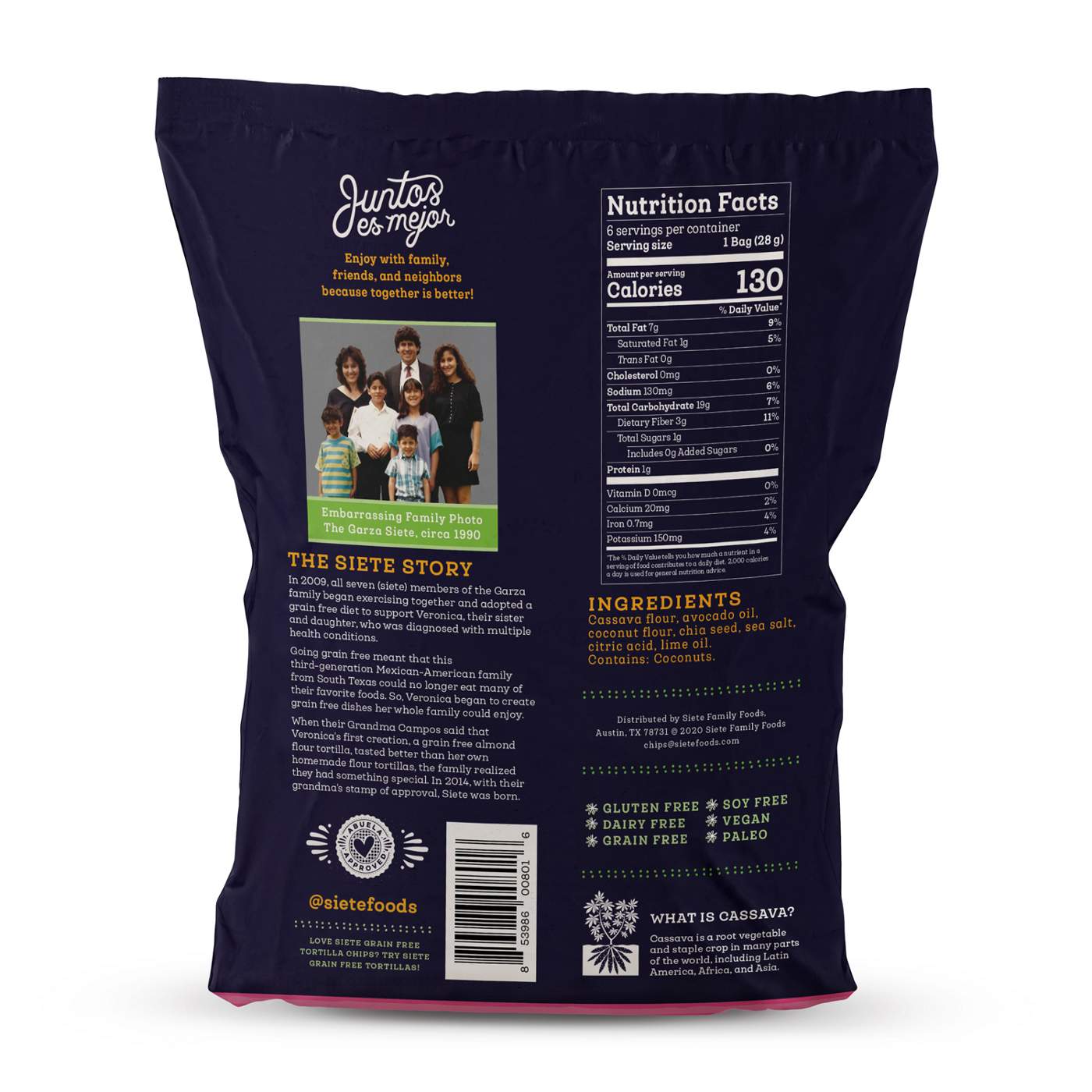 Siete Lime Tortilla Chips Familia Pack 1 oz Bags; image 2 of 4