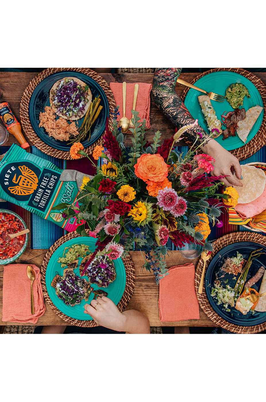 Siete Lime Tortilla Chips Familia Pack 1 oz Bags; image 4 of 4