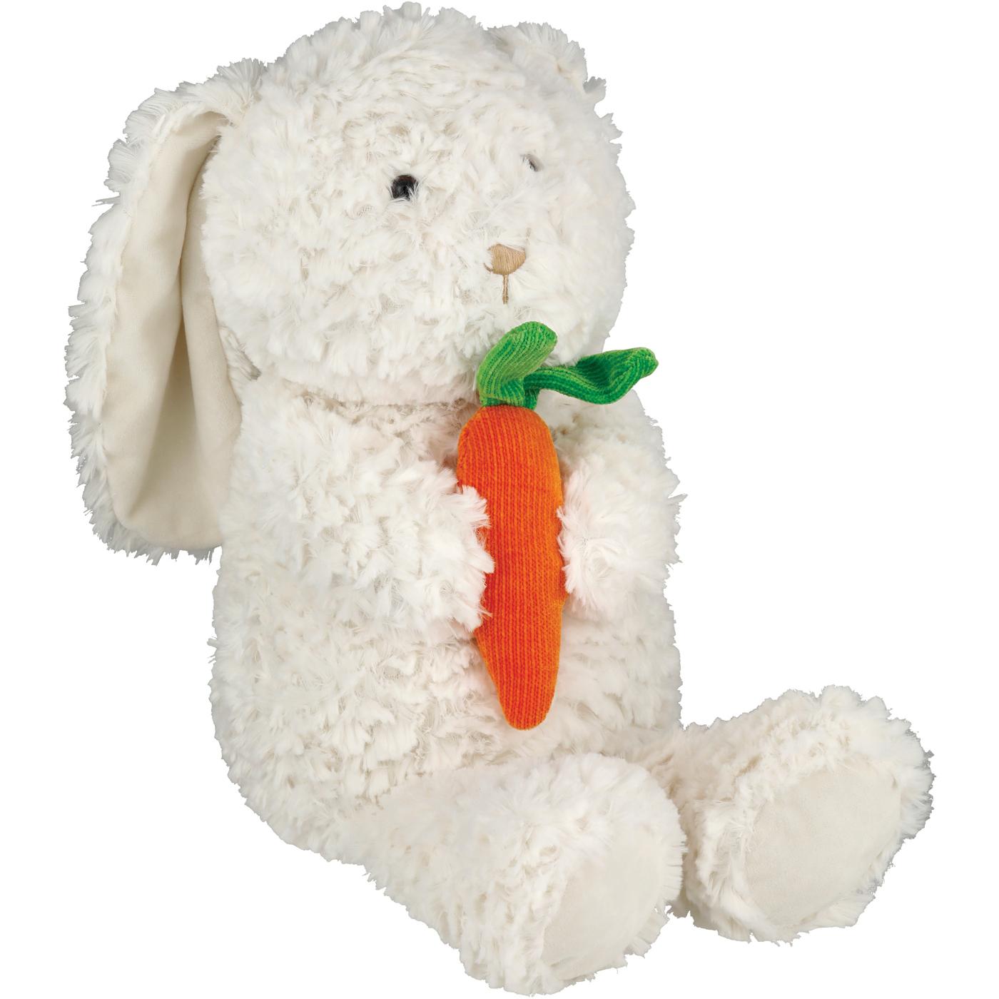 Desination Holiday Cassidy Easter Bunny Plush with Carrot - Ivory; image 2 of 2