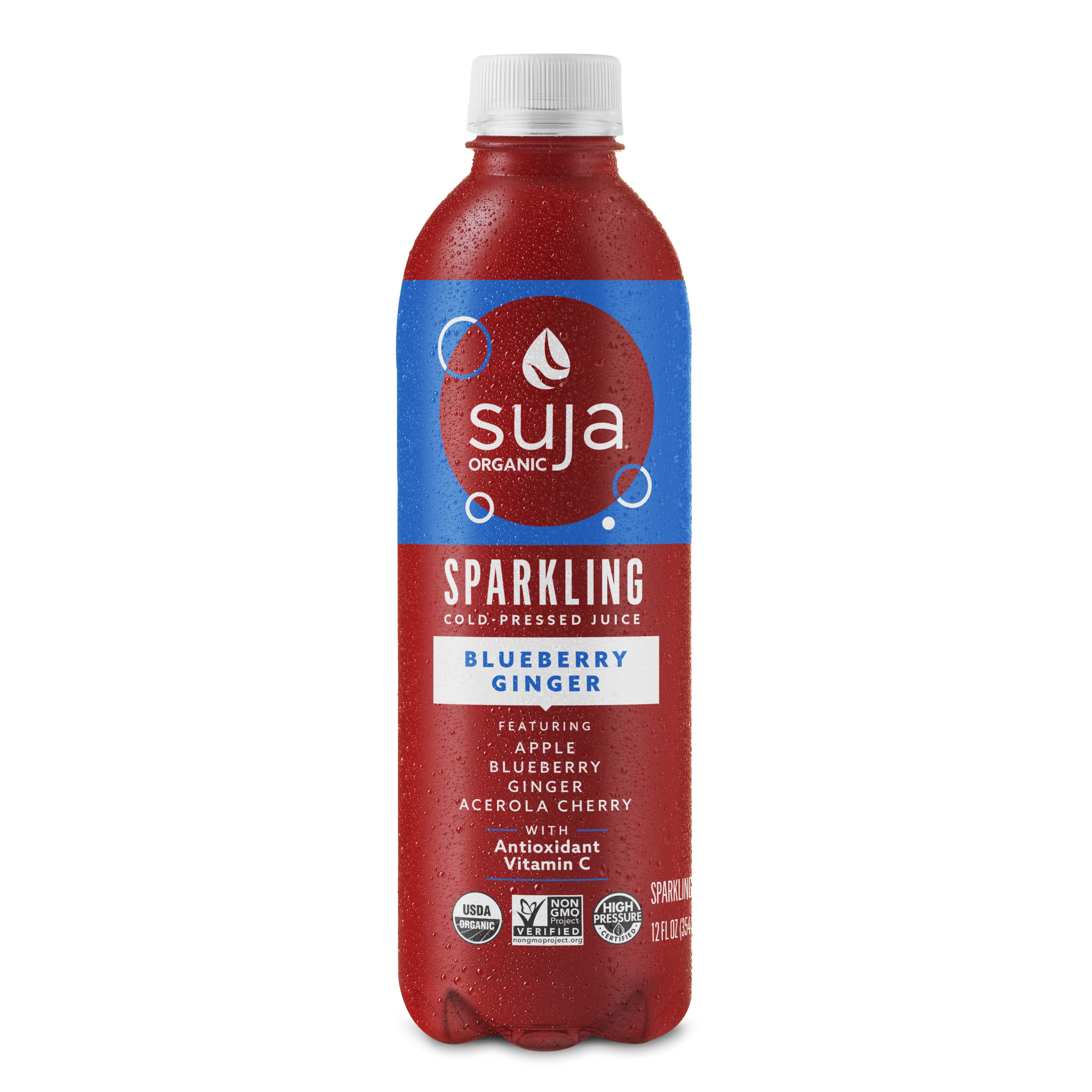 Suja Sparkling Blueberry Ginger ColdPressed Juice Shop Juice at HEB