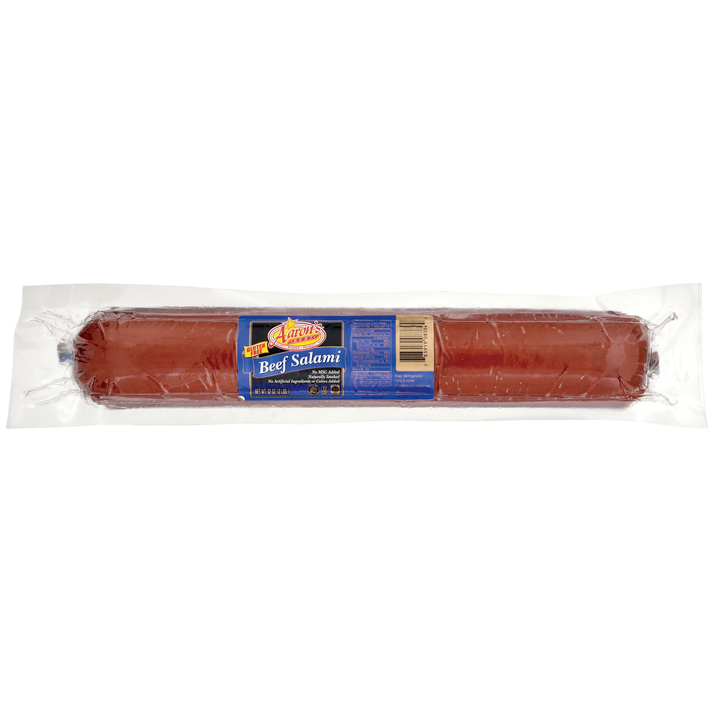 Aaron's Best Beef Salami, Kosher Shop Meat at HEB