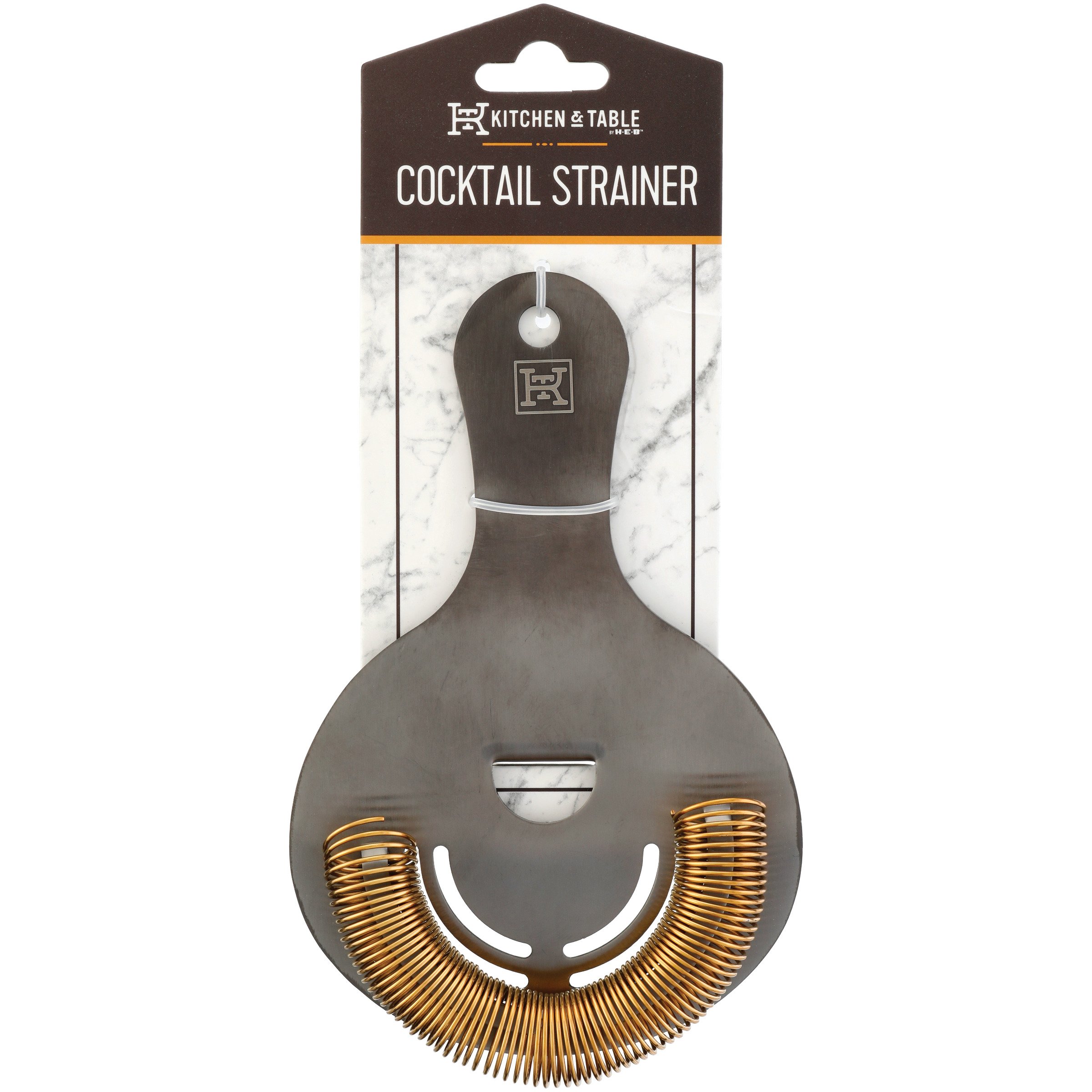 Kitchen & Table by H-E-B Stainless Steel Cocktail Strainer - Gunmetal -  Shop Bar Tools at H-E-B