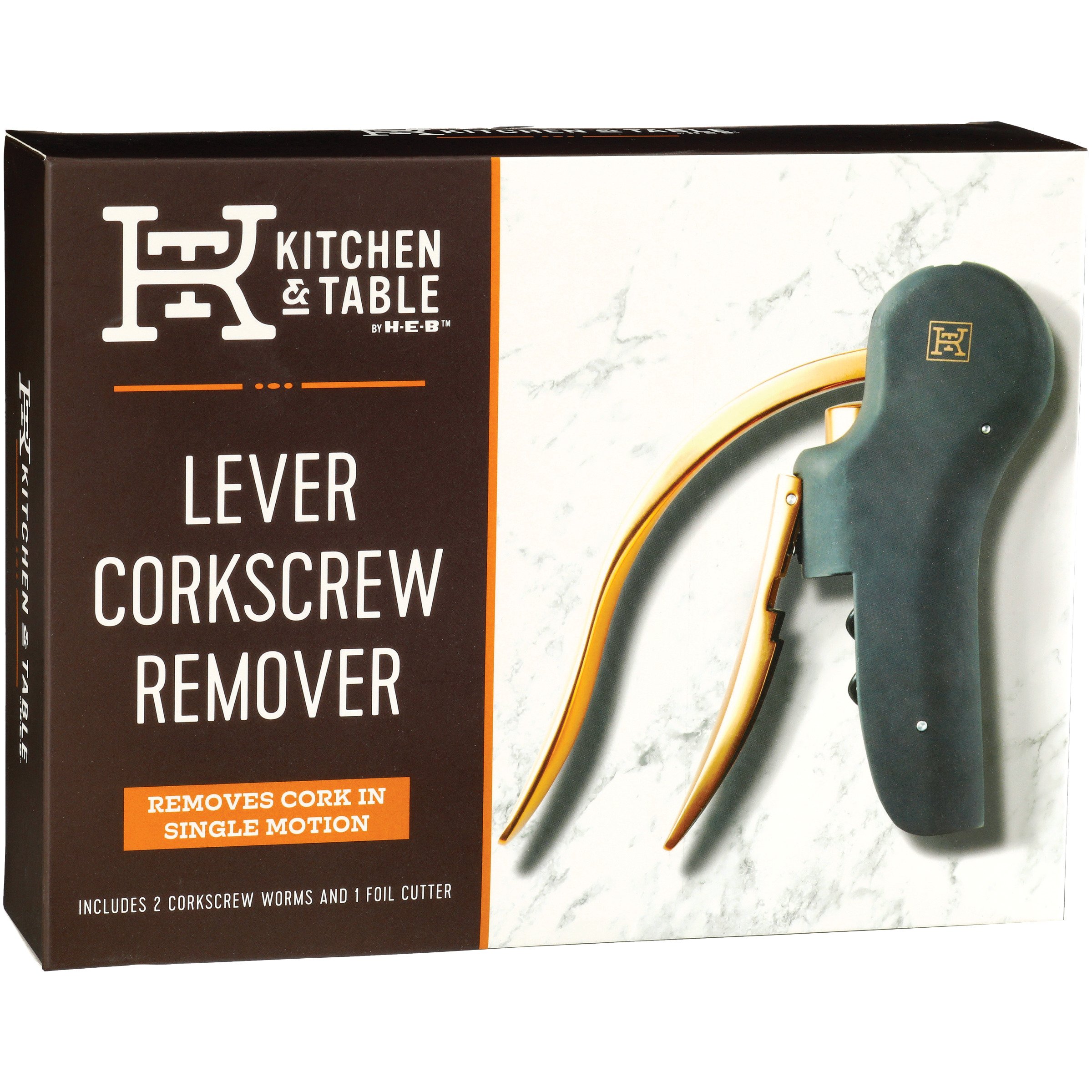Kitchen & Table by HEB Lever Corkscrew Remover Shop Bar tools at HEB