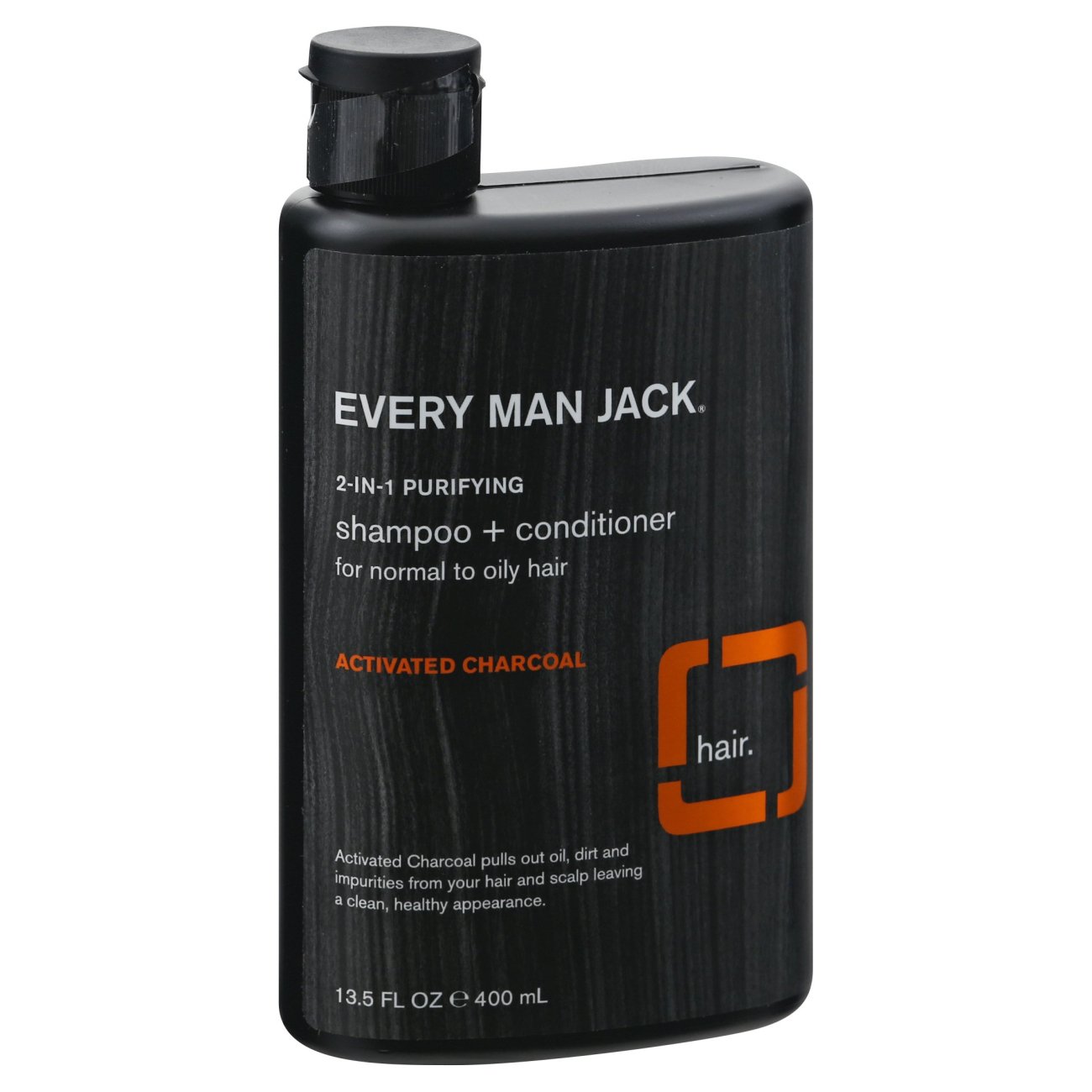 Every Man Jack 2In1 Purifying Activated Charcoal Shampoo