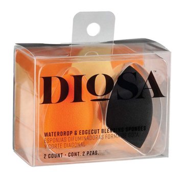 Diosa Waterdrop & Edgecut Blending Makeup Sponges, 2 ct