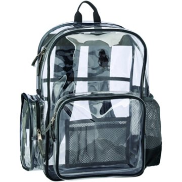 H-E-B Clear Backpack with Black Trim
