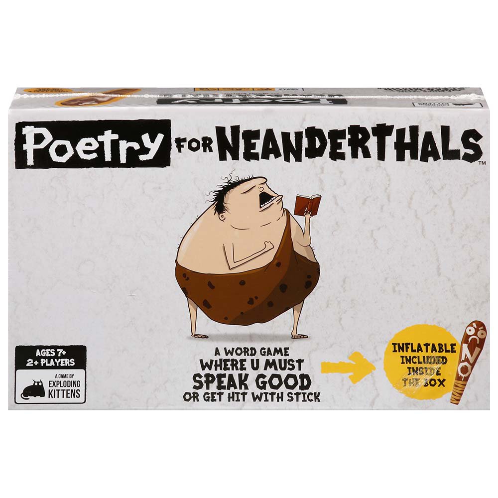 Exploding Kittens Poetry For Neanderthals Card Game - Shop Toys at H-E-B