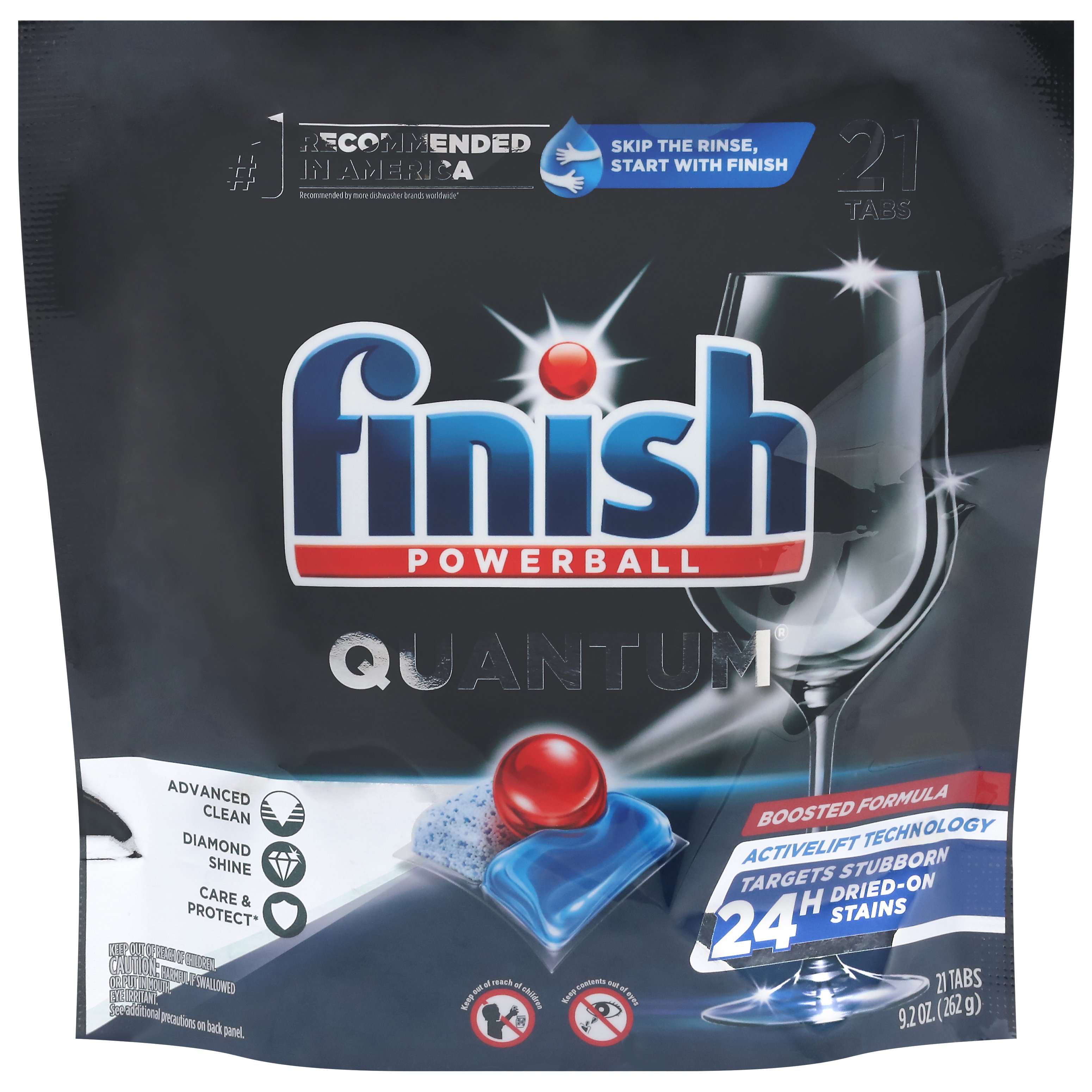 FINISH® Powerball® Quantum® Tabs + Activelift Technology