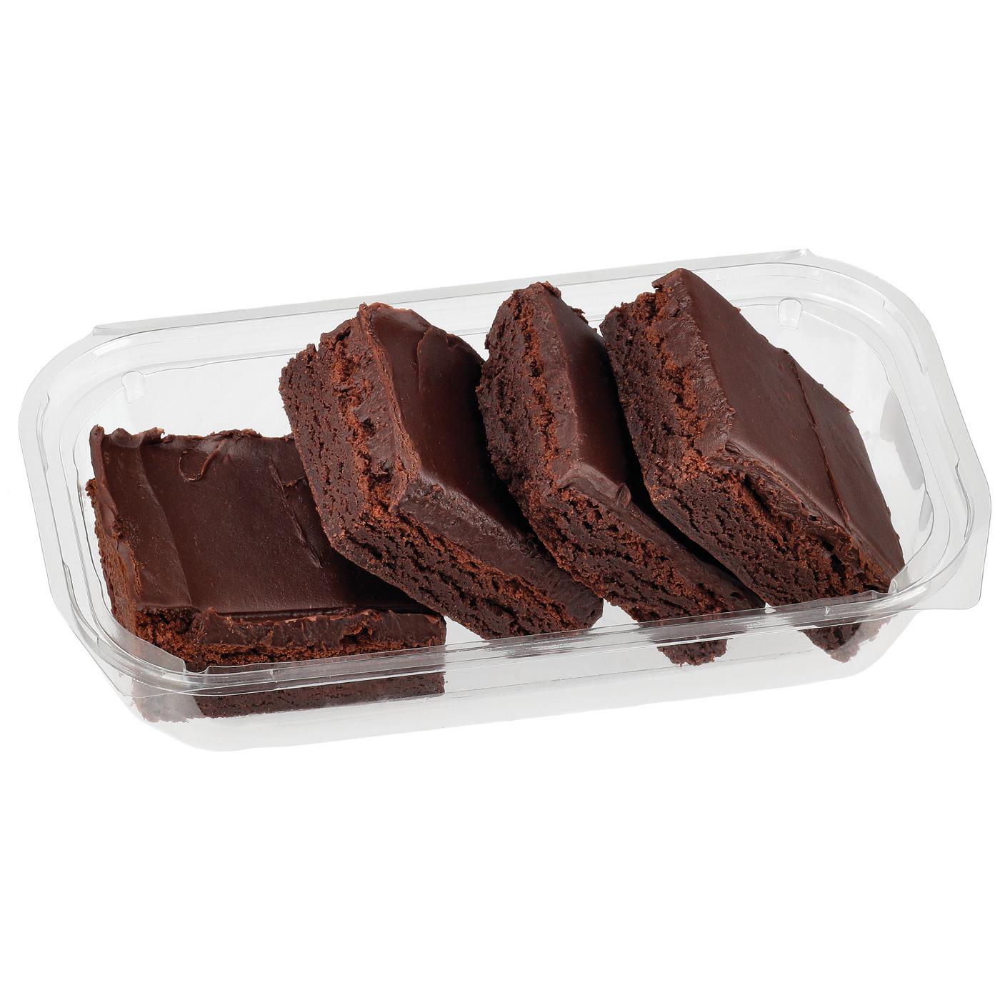 H-E-B Bakery Gourmet Iced Fudge Brownies; image 1 of 2