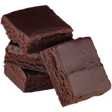 H-E-B Bakery Gourmet Iced Fudge Brownies, 4 ct