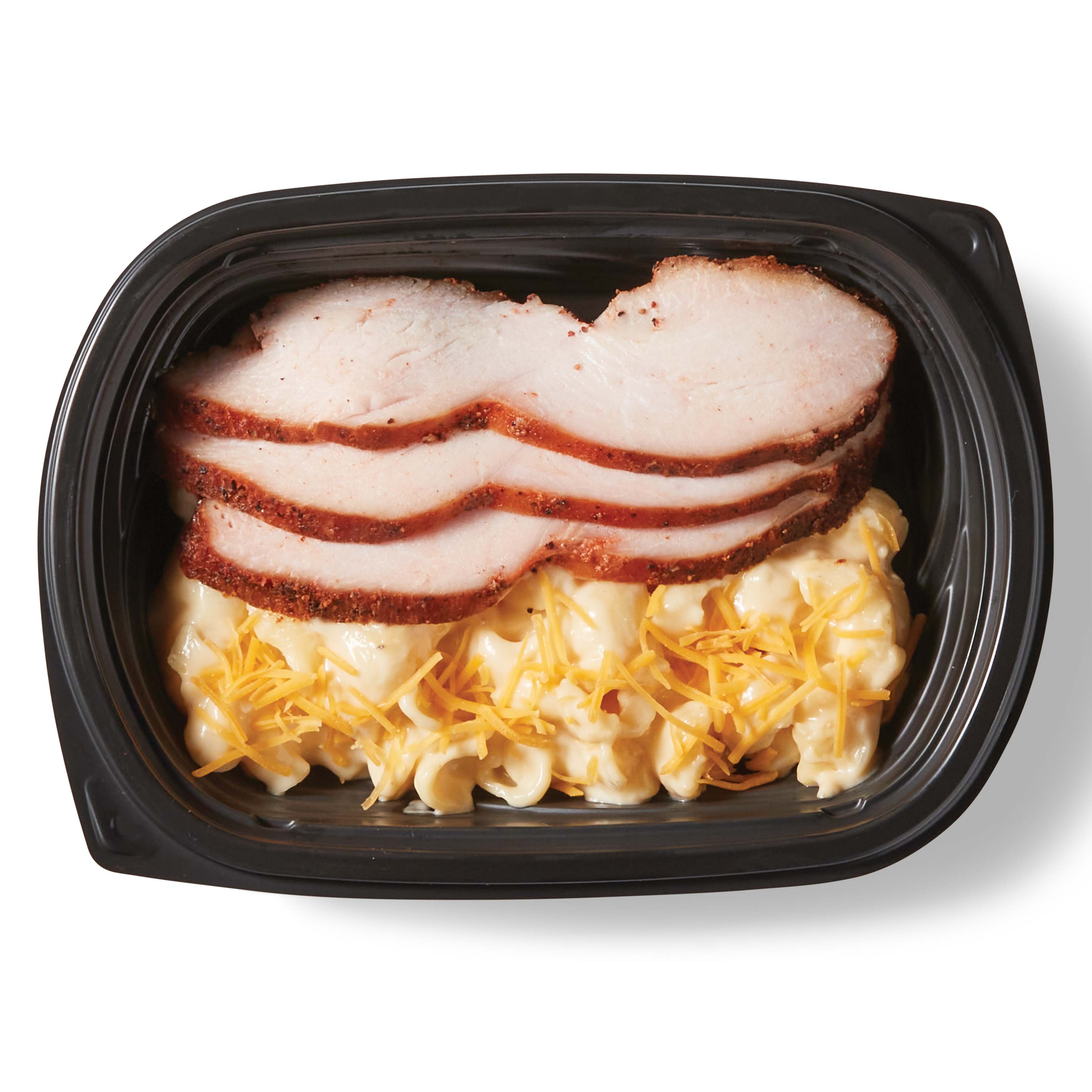 True Texas BBQ Sliced Smoked Turkey Breast with Mac 'n Cheese (Sold