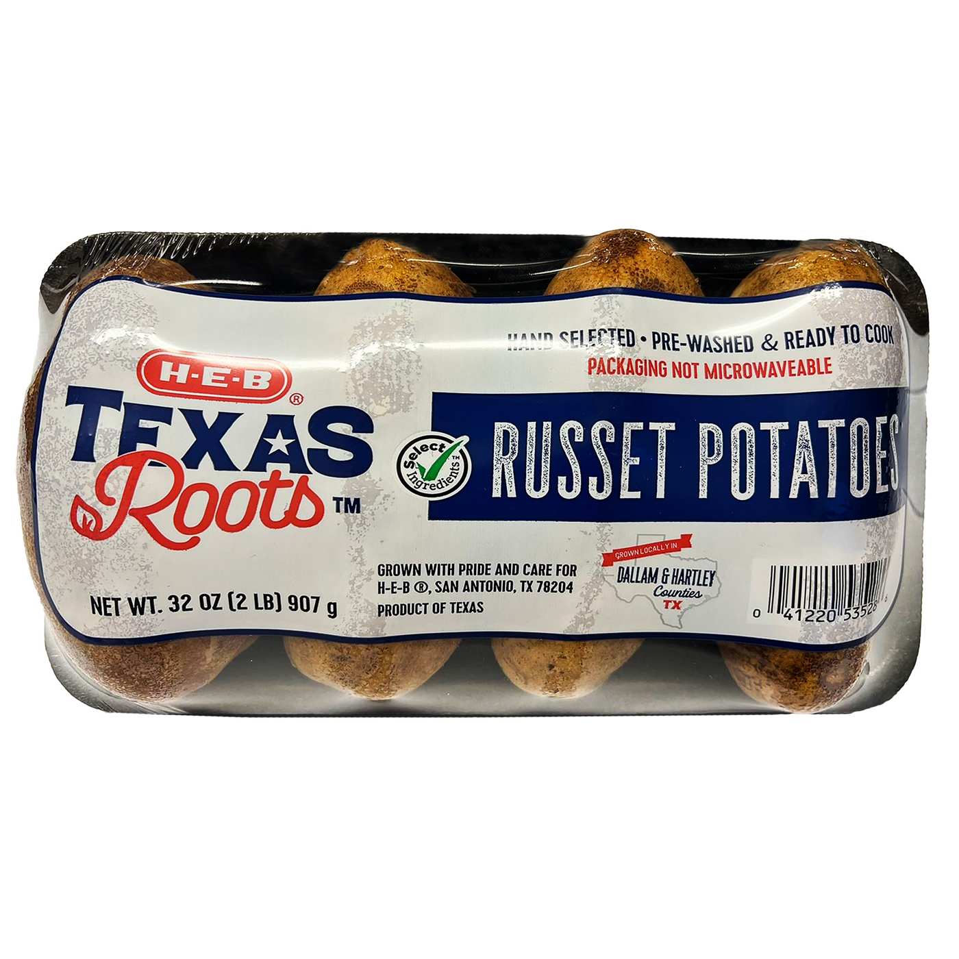 H-E-B Texas Roots Fresh Russet Potatoes; image 1 of 2
