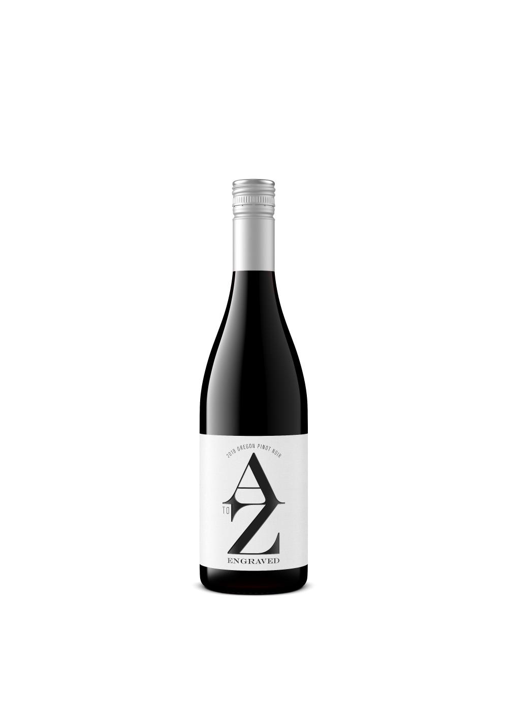A to Z Engraved Pinot Noir Red Wine Shop Wine at HEB