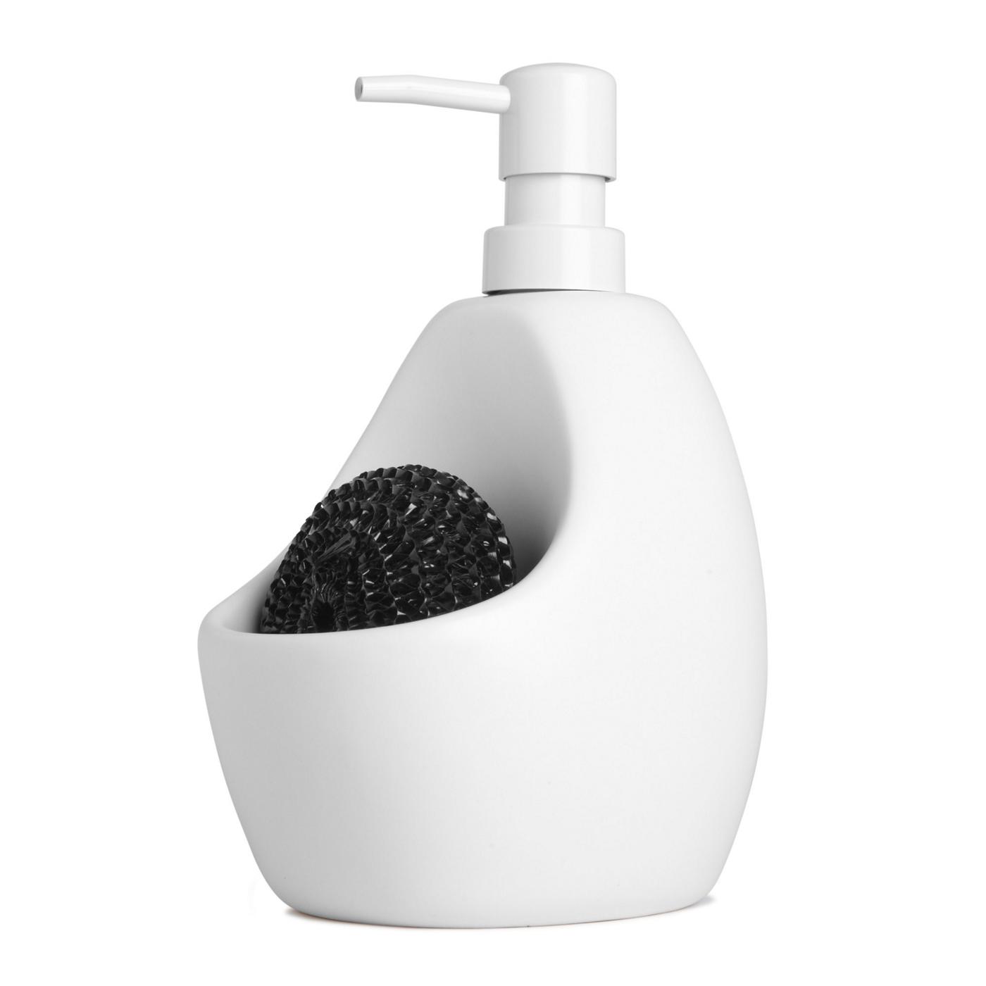 Umbra Joey Soap Pump & Scrubby - White; image 6 of 6