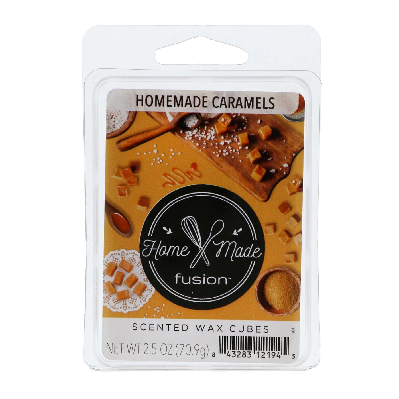 Fusion Homemade Caramels Scented Wax Melt Cubes Shop Scented oils