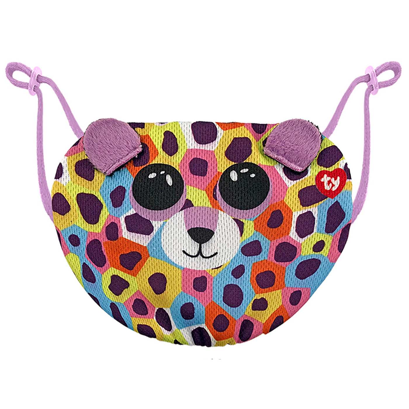 ty Beanie Boo Giselle- Spotted Leopard Protective Face Mask; image 1 of 2