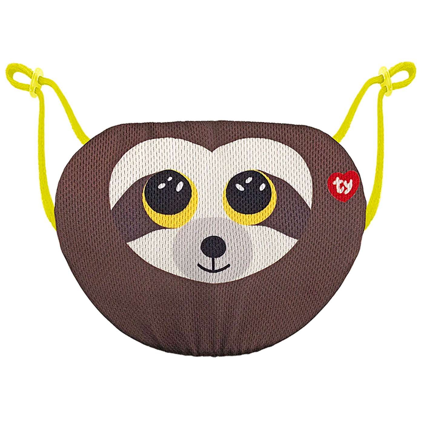 ty Beanie Boo Dangler-Brown Sloth Protective Face Mask; image 1 of 2