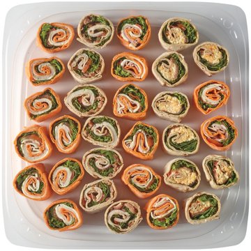 H-E-B Deli Medium Party Tray - Assorted Sandwich Wraps, 32 ct