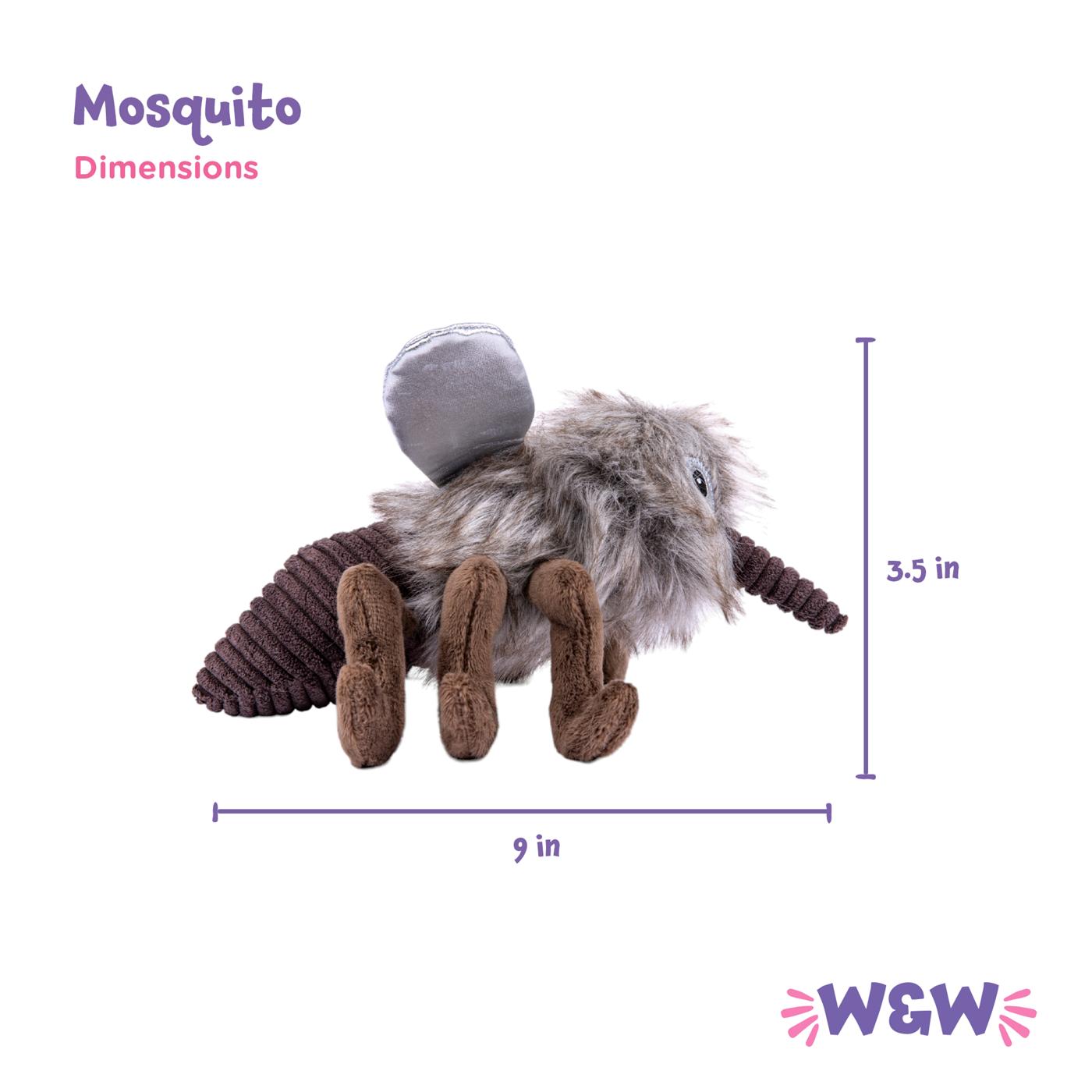 Woof & Whiskers Plush Dog Toy - Mosquito; image 4 of 4