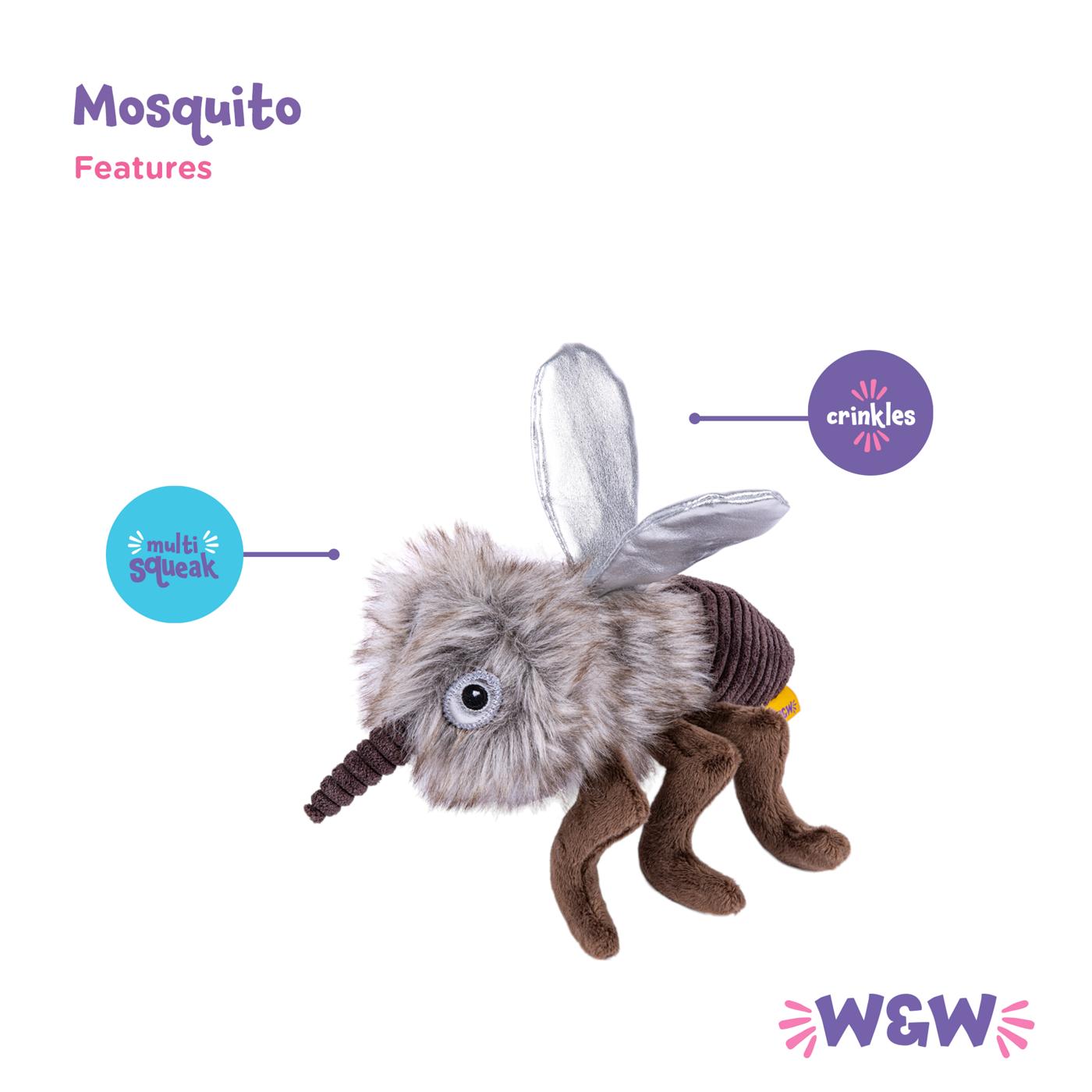 Woof & Whiskers Plush Dog Toy - Mosquito; image 8 of 8