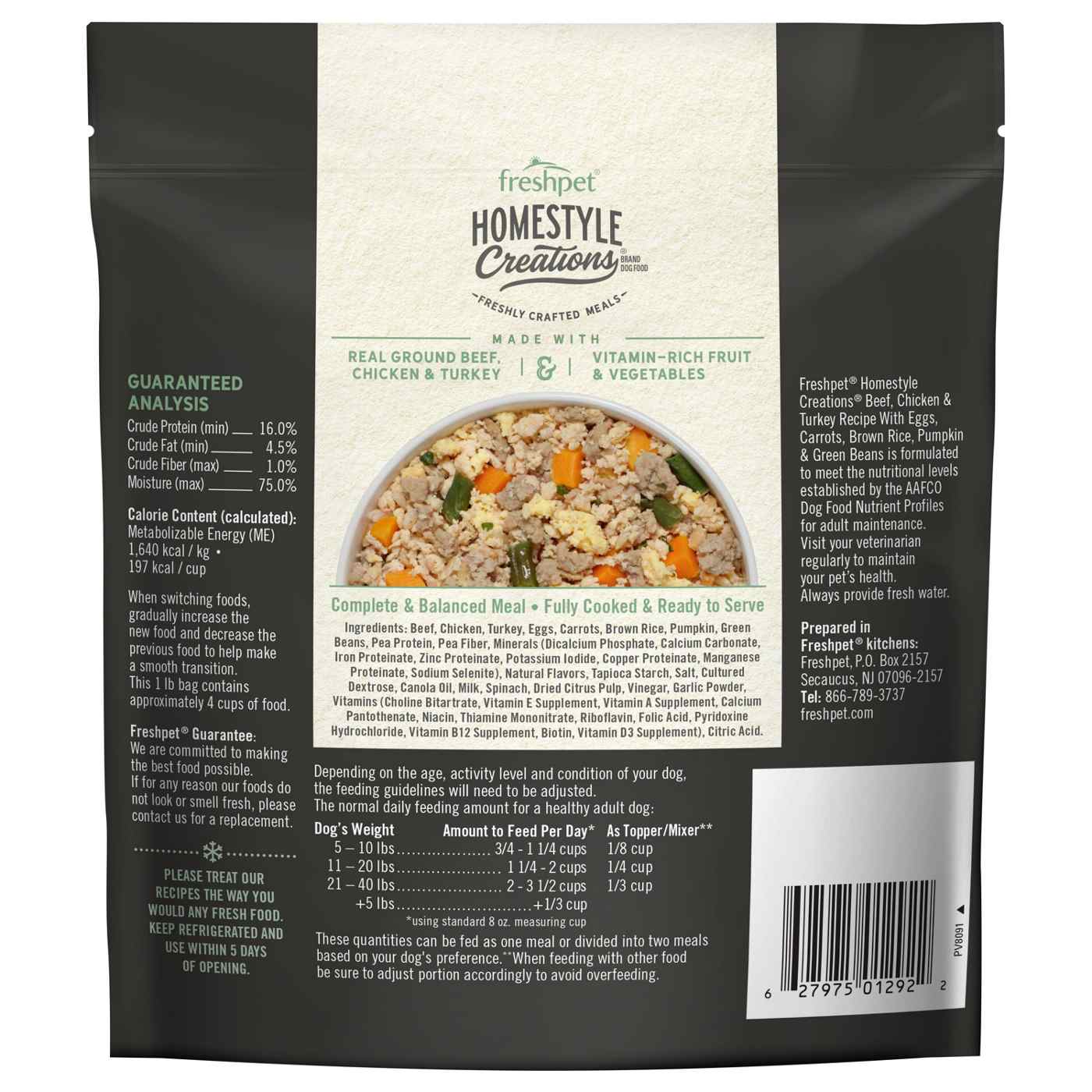 Freshpet Homestyle Creations Beef, Chicken and Turkey Dog Food; image 2 of 2