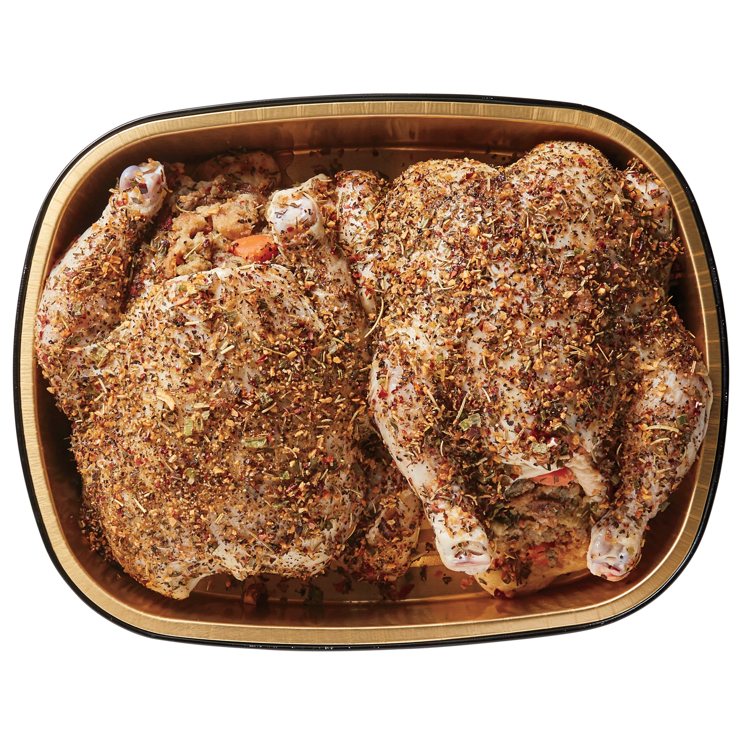 H-E-B Meal Simple Seasoned Cornish Hens Stuffed With Cornbread Stuffing ...