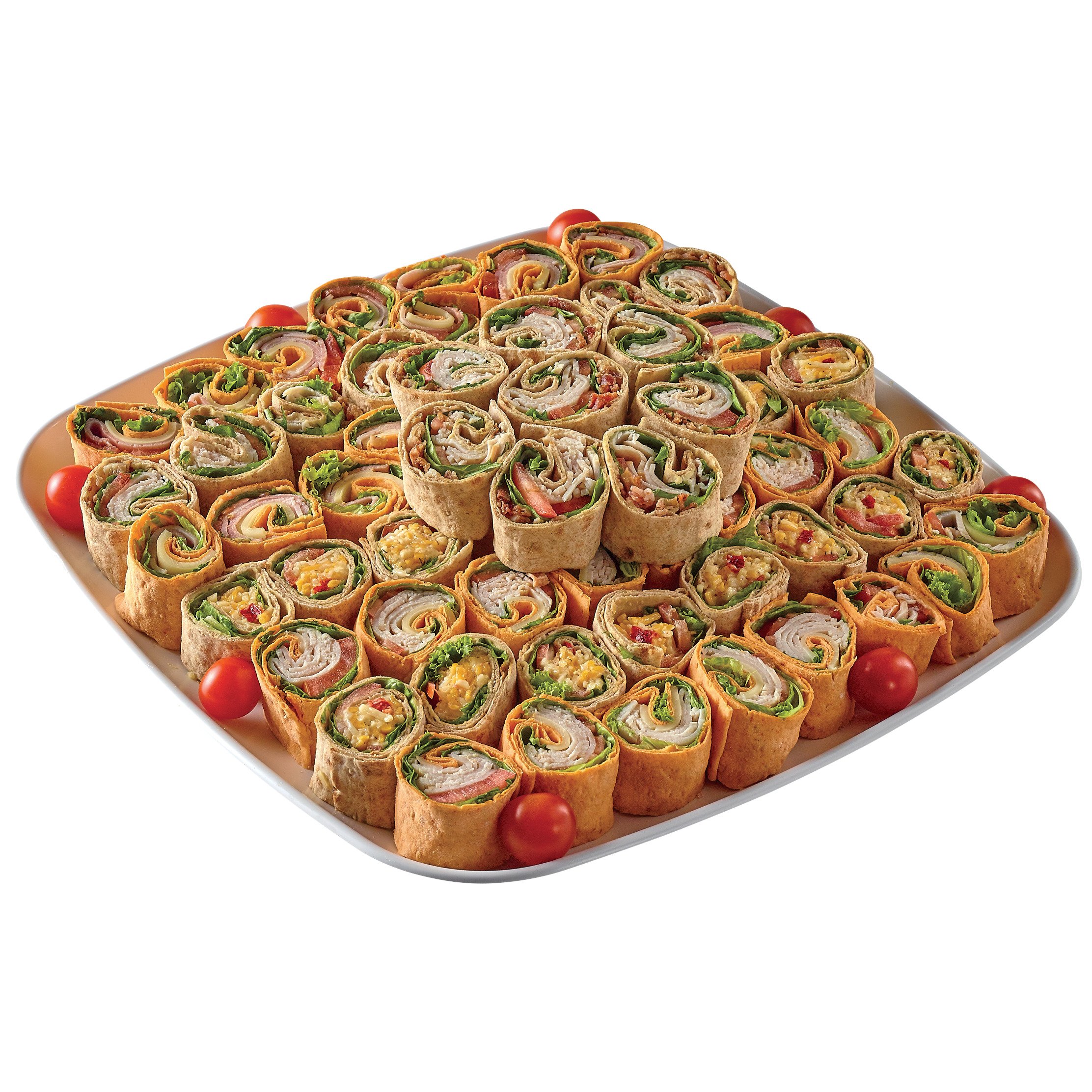 H-E-B Deli Large Party Tray - Hummus Wrap Sandwiches - Shop Standard ...