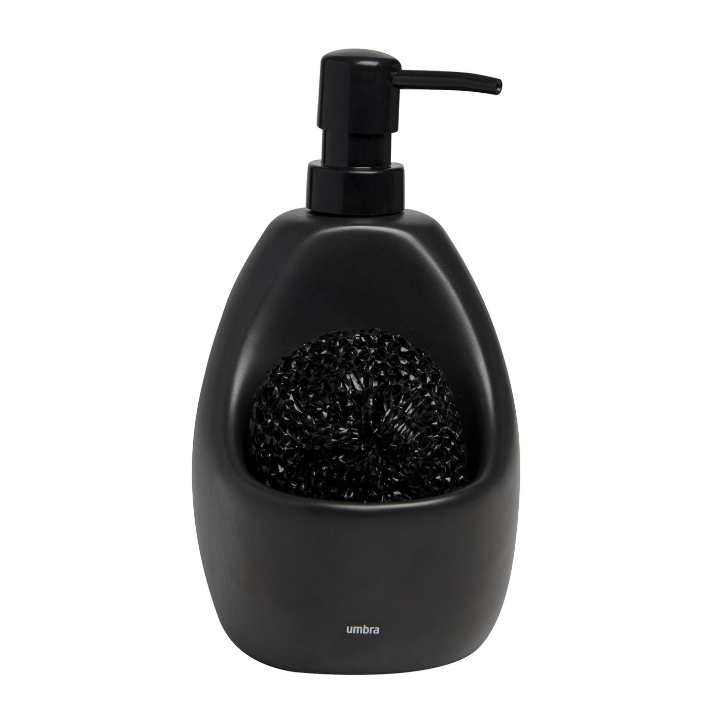 Umbra Joey Soap Pump & Scrubby - Black; image 1 of 6