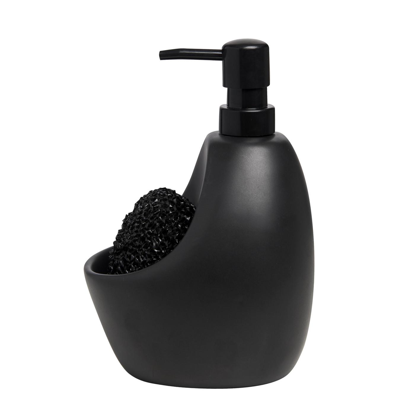 Umbra Joey Soap Pump & Scrubby - Black; image 5 of 6