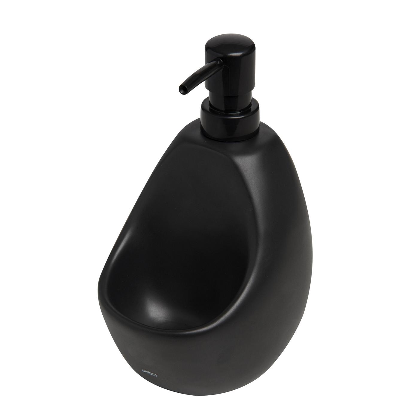 Umbra Joey Soap Pump & Scrubby - Black; image 6 of 6