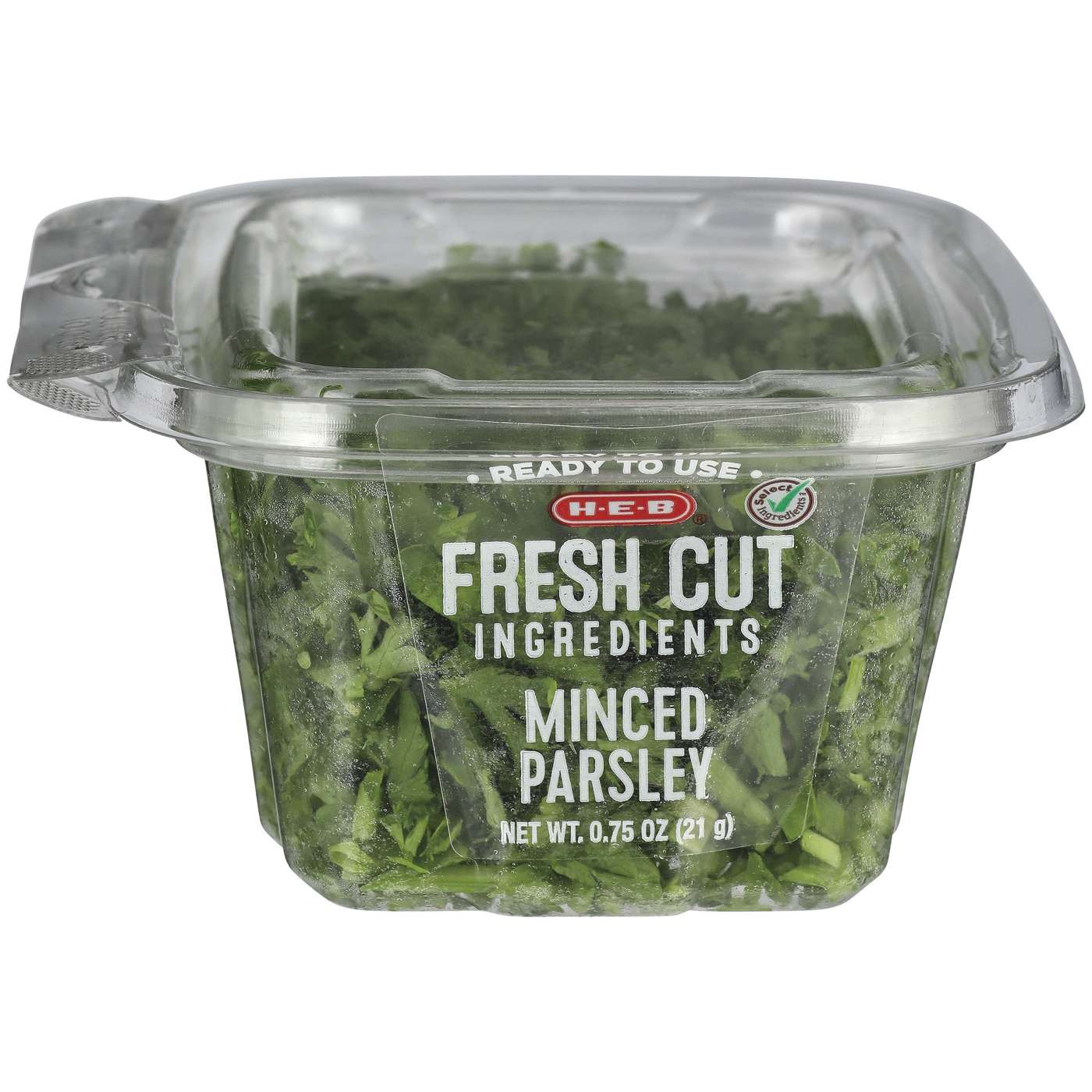 HEB Fresh Minced Parsley Single Serve Shop Herbs at HEB