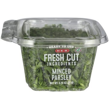 H-E-B Fresh Minced Parsley - Single Serve, .75 oz