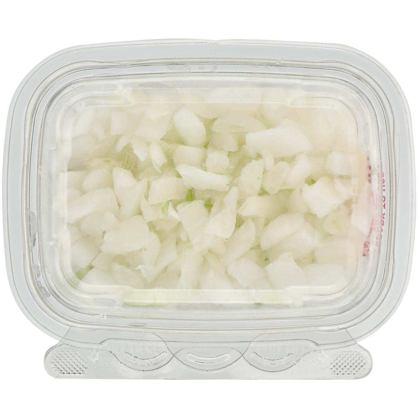 H-E-B Fresh Diced White Onion - Single Serve; image 2 of 2