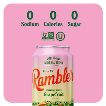 Rambler Grapefruit Sparkling Water 12 pk Cans