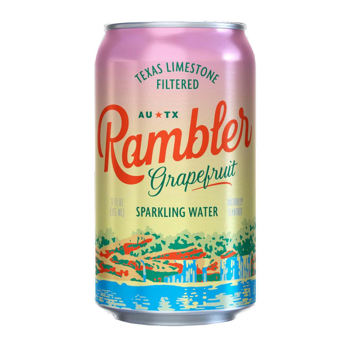 Rambler Grapefruit Sparkling Water 12 oz Cans; image 2 of 2