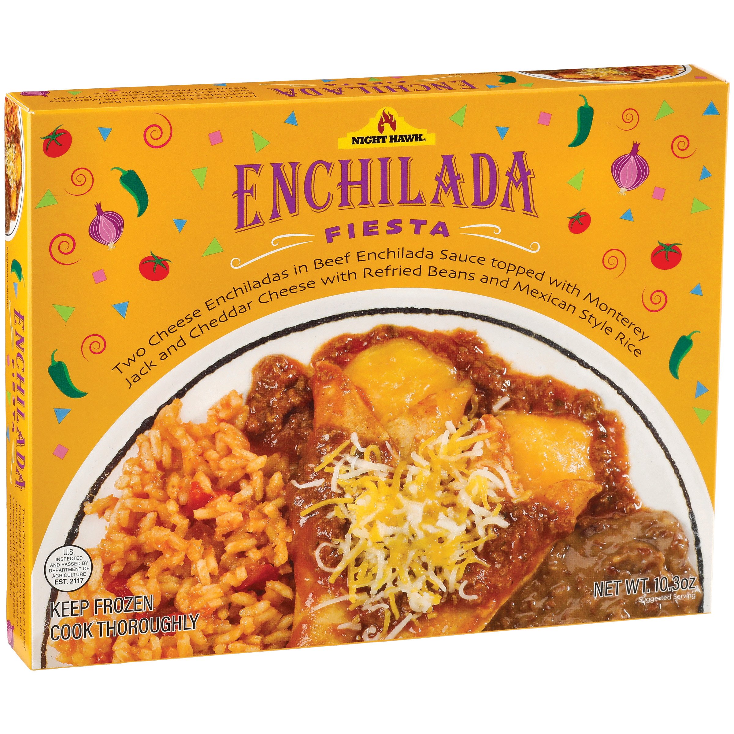 Night Hawk Enchilada Fiesta Cheese Enchiladas - Shop Entrees & Sides At ...