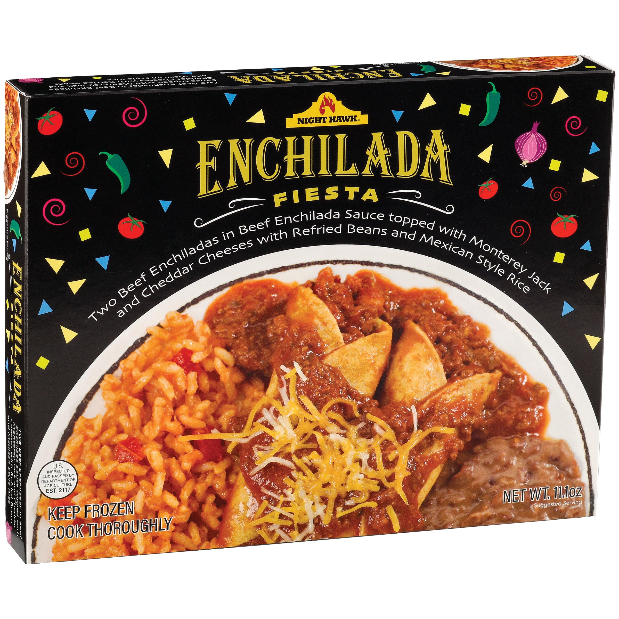 Night Hawk Enchilada Fiesta Beef Enchiladas Shop Entrees & Sides at HEB