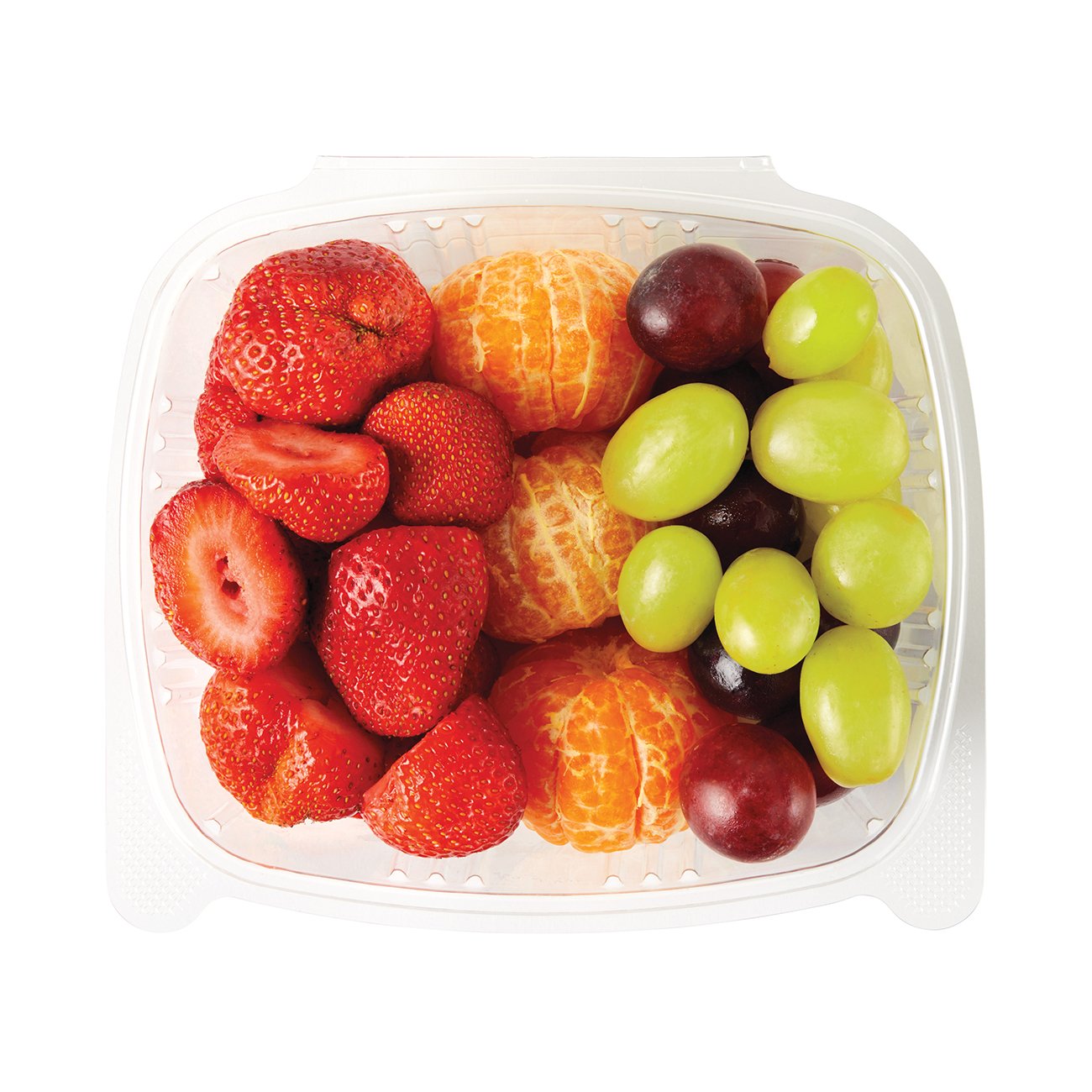 H-E-B Fresh Cut Strawberries, Mandarin Oranges & Grapes - Large - Shop ...