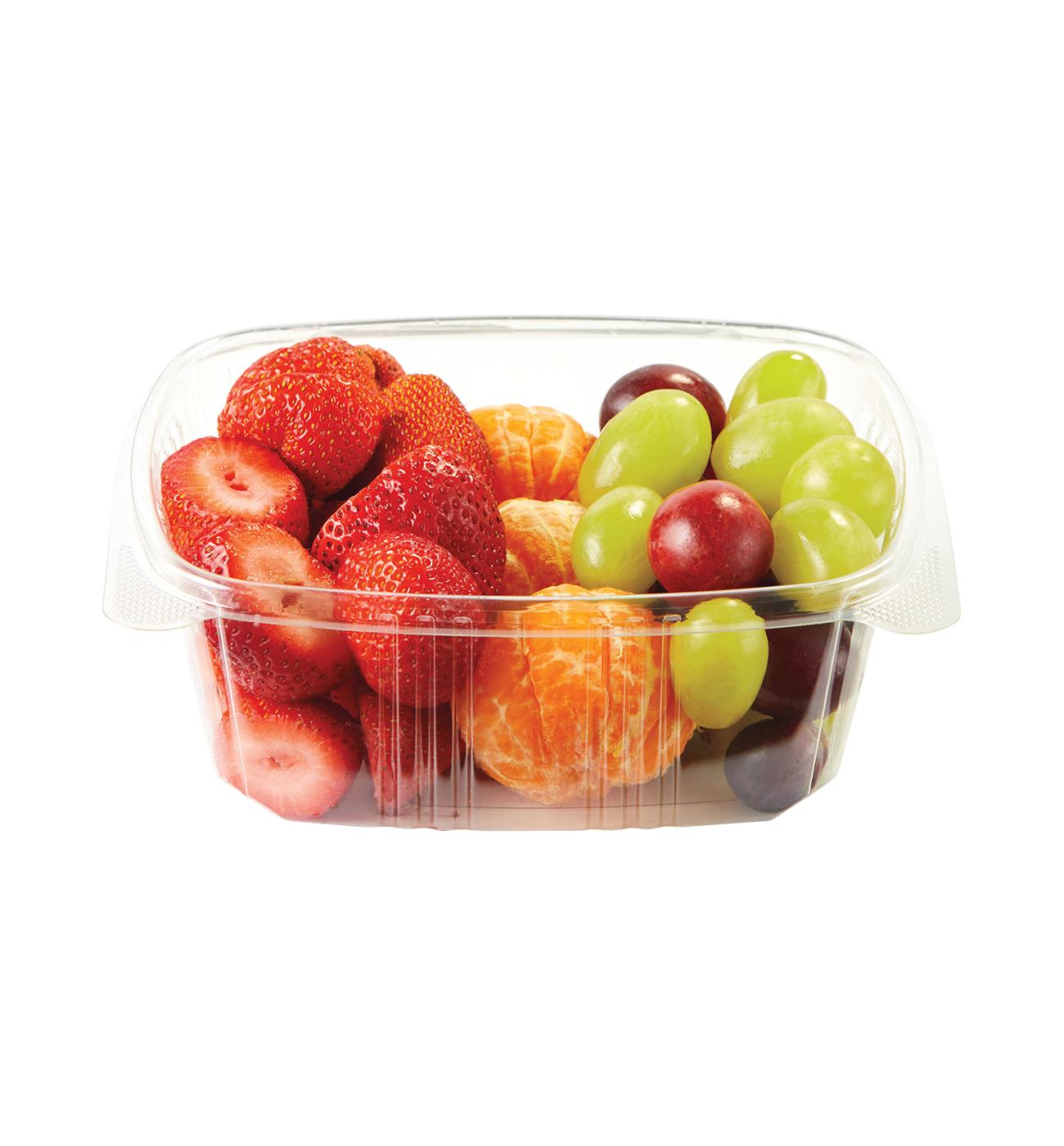 H-E-B Fresh Cut Strawberries, Mandarin Oranges & Grapes - Large; image 2 of 2