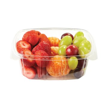 H-E-B Fresh Cut Strawberries, Mandarin Oranges & Grapes - Large, Avg. 1.38 lbs
