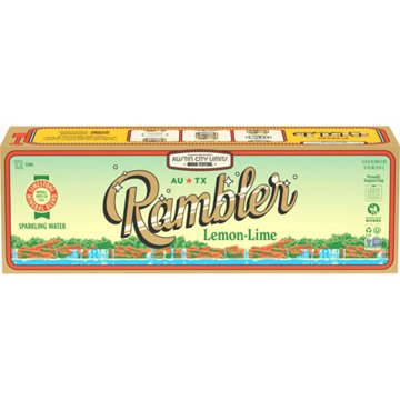 Rambler Lemon Lime Sparkling Water 12 pk Cans
