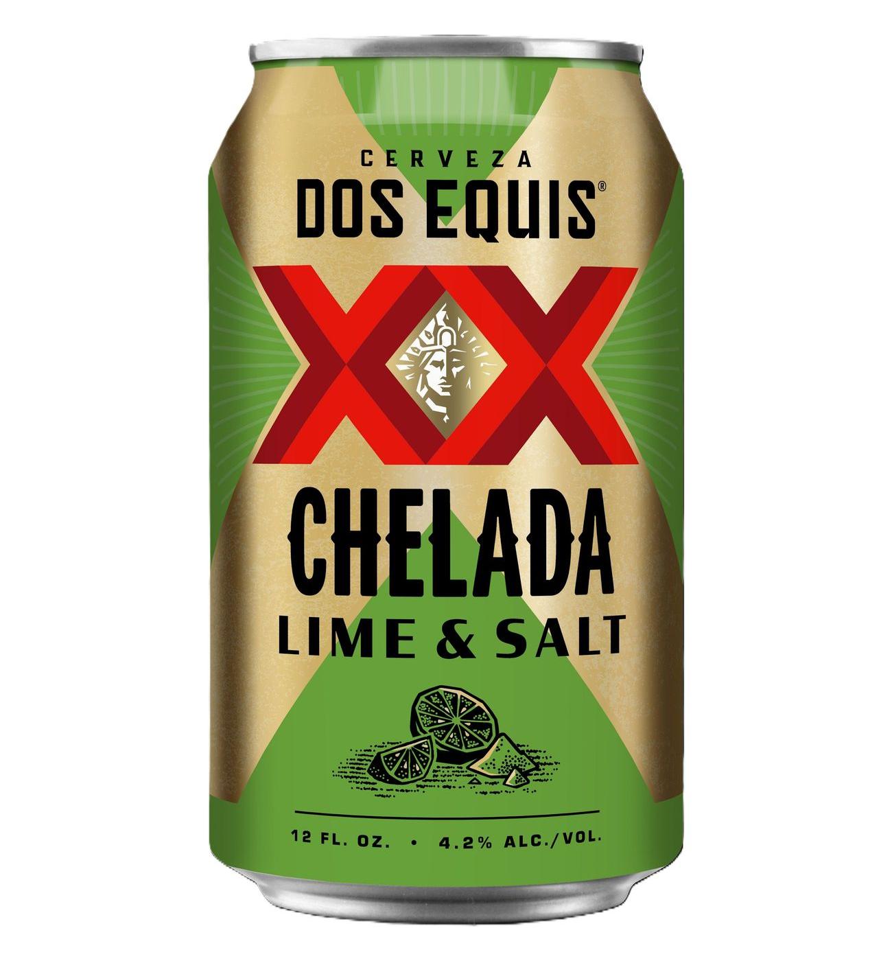 Dos Equis Lime & Salt Lager Especial Beer 6 pk Cans; image 2 of 4